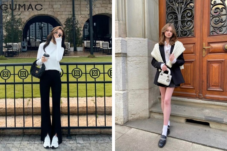 Đen và trắng sự kết hợp chưa bao giờ lỗi mốt